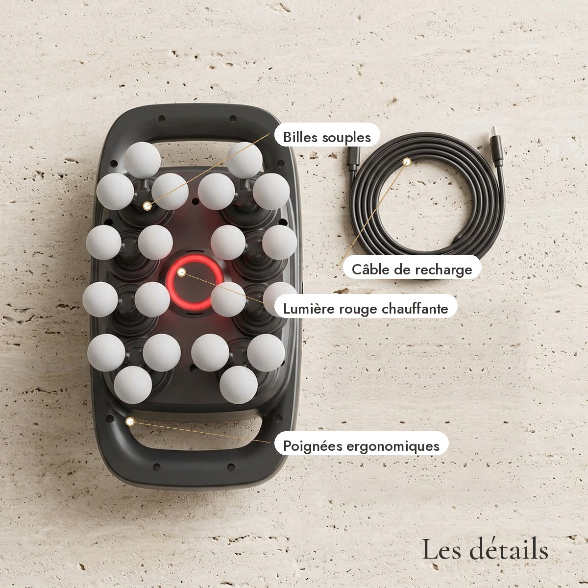 Relaxa | Masseur chauffant pour le dos et les jambes