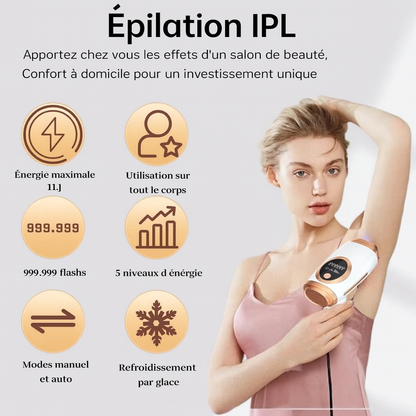 InfiniteSilk™ – Le laser d’épilation intelligent à domicile