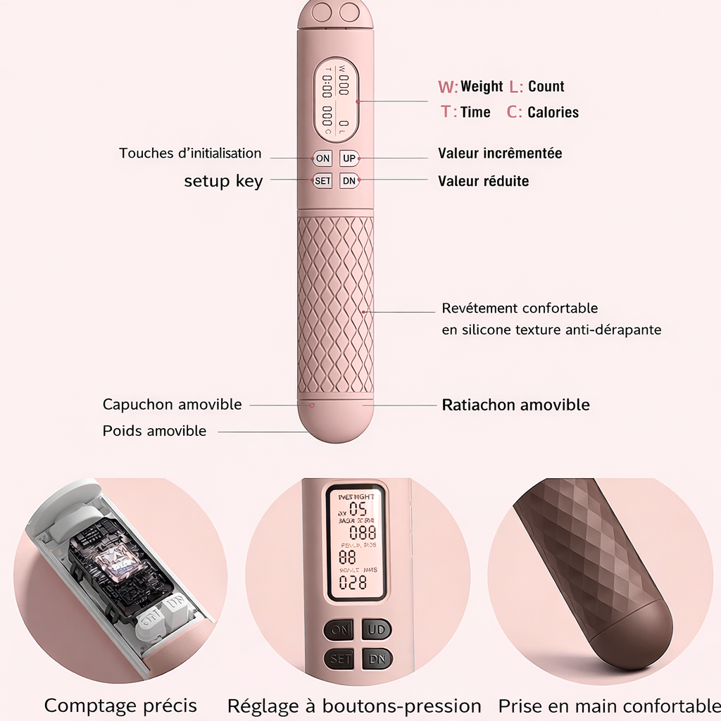 JumpFlex™ – La corde smart qui sculpte votre silhouette