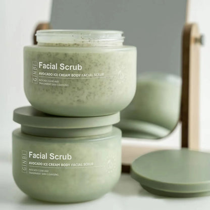 Body Exfoliating Scrub Cream Dead Skin Removal Deep Cleaning White-ning Nourishing Hyaluronic Acid Moisturizing Exfoliator Cream