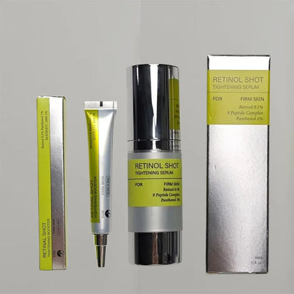 Korean Retinol Shot Tightening Face Serum Wrinkle Reduction Lifting Firming Diminishes Fine Lines Shrinks Pores Moisturizing