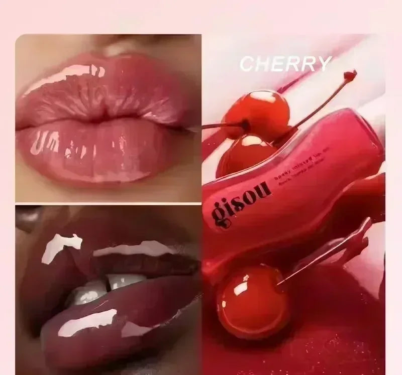 Gisou Original Moisturizing Watermelon Lip Oil Gloss Care Of The Lips Benetitnt For Lips Plumping Exfoliating Plumping Lip Balm