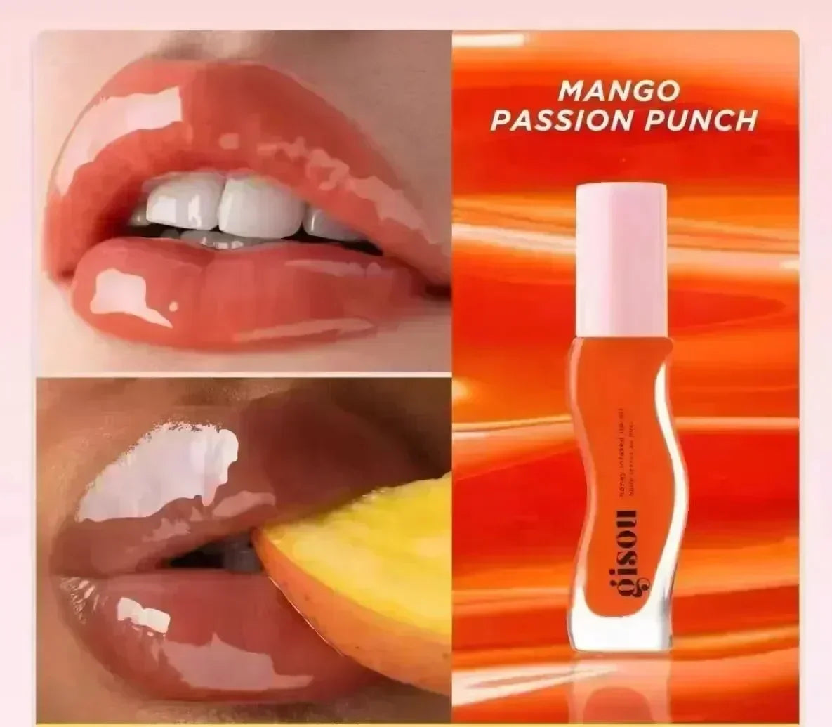 Gisou Original Moisturizing Watermelon Lip Oil Gloss Care Of The Lips Benetitnt For Lips Plumping Exfoliating Plumping Lip Balm