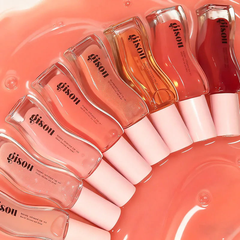 Gisou Original Moisturizing Watermelon Lip Oil Gloss Care Of The Lips Benetitnt For Lips Plumping Exfoliating Plumping Lip Balm