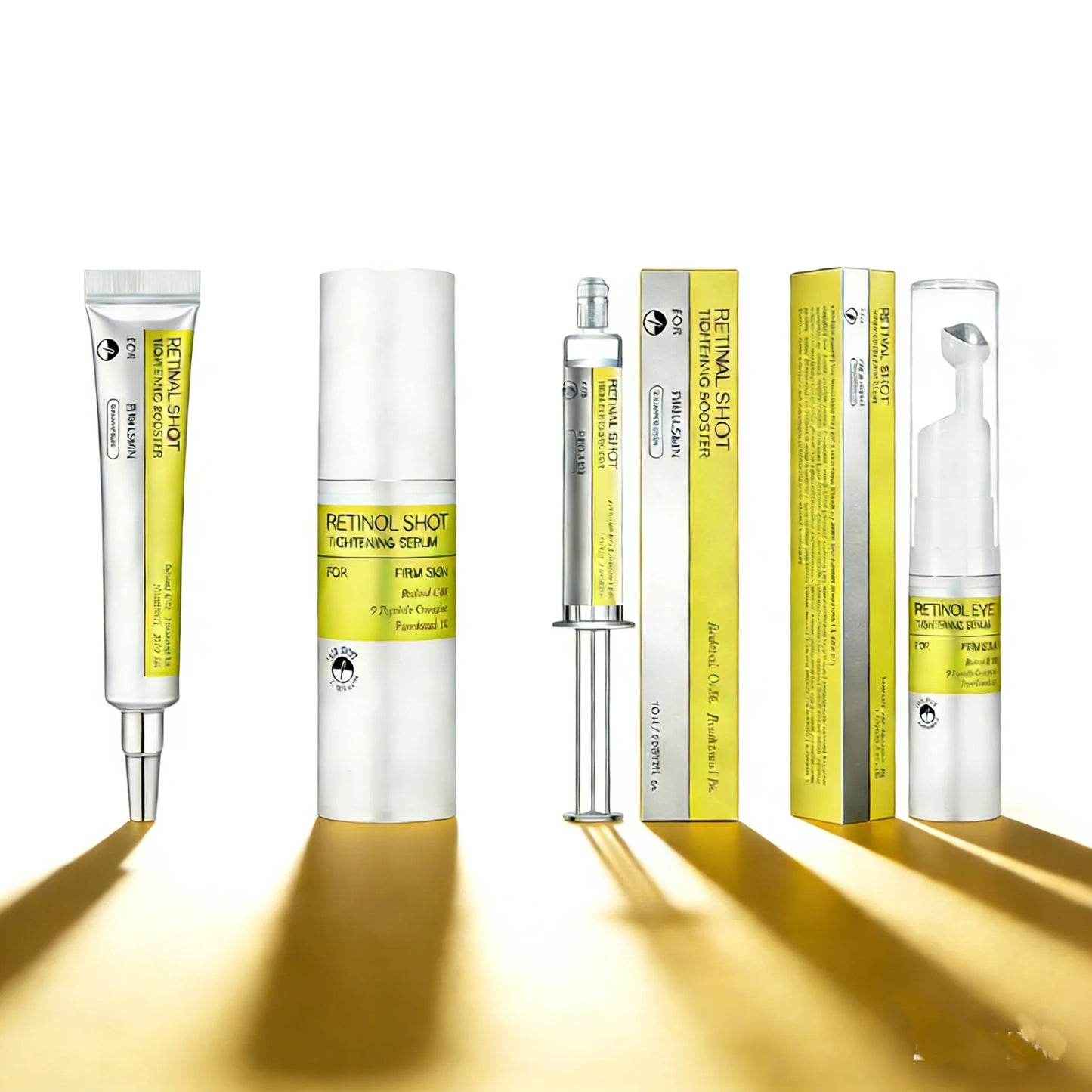 Korean Retinol Shot Tightening Face Serum Wrinkle Reduction Lifting Firming Diminishes Fine Lines Shrinks Pores Moisturizing