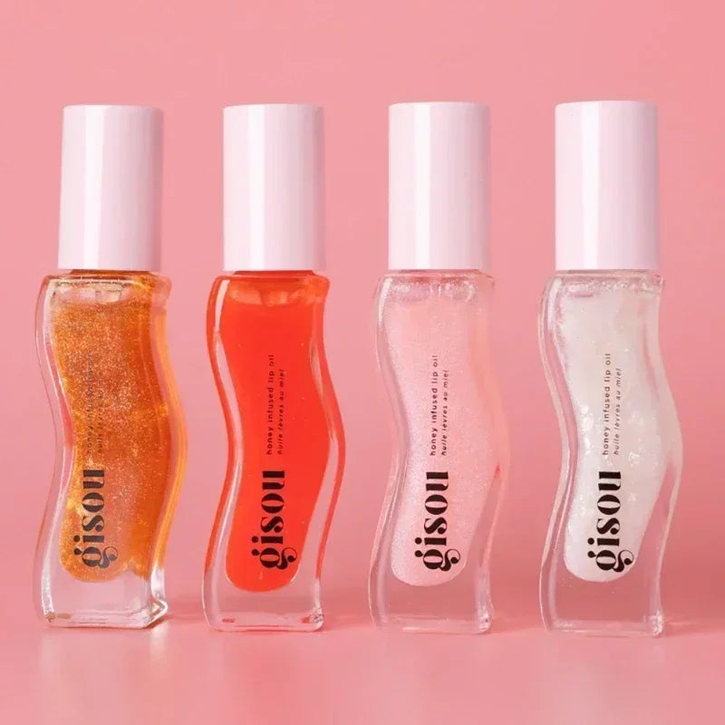 Gisou Original Moisturizing Watermelon Lip Oil Gloss Care Of The Lips Benetitnt For Lips Plumping Exfoliating Plumping Lip Balm
