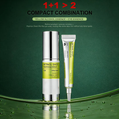 Korean Retinol Shot Tightening Face Serum Wrinkle Reduction Lifting Firming Diminishes Fine Lines Shrinks Pores Moisturizing